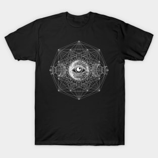 Sacred Geometry Eye of Providence Masonic Occult Esoteric Symbol T-Shirt